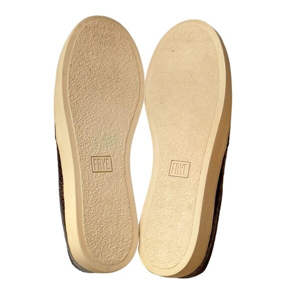 Frye Women's 8.5M Metallic Pewter Slip-On Sneakers - Picture 5 of 14